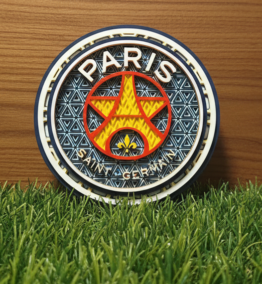 Mosaïque Décorative PSG – Edition Ronde Premium