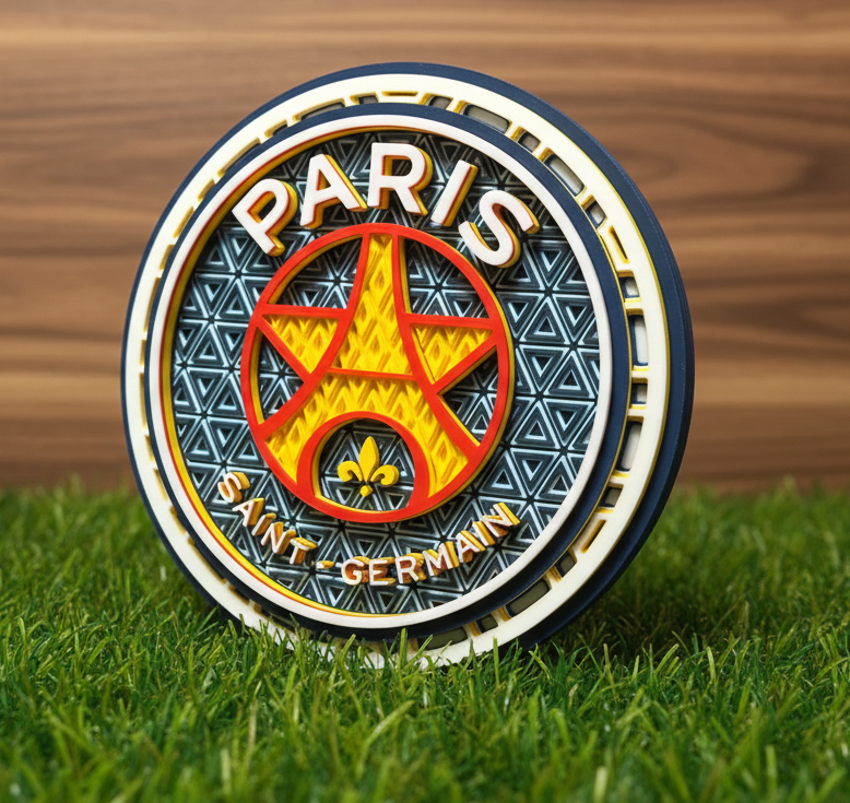 Mosaïque Décorative PSG – Edition Ronde Premium