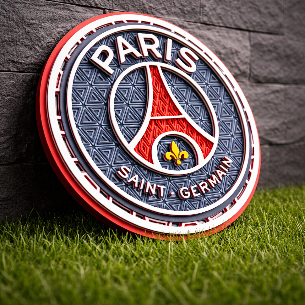 Mosaïque Décorative PSG – Design Premium