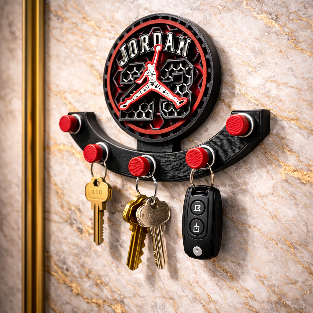 Porte-Clés Mural Jordan 23 – Design Premium