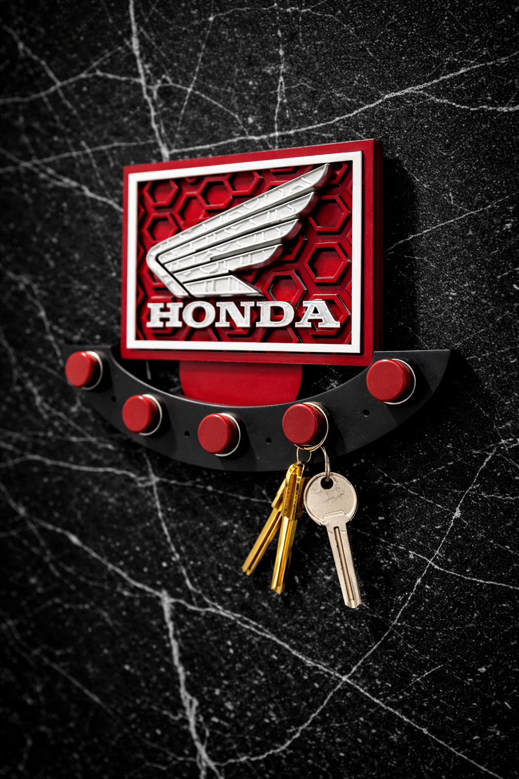 Porte-Clés Mural Honda – Design Premium