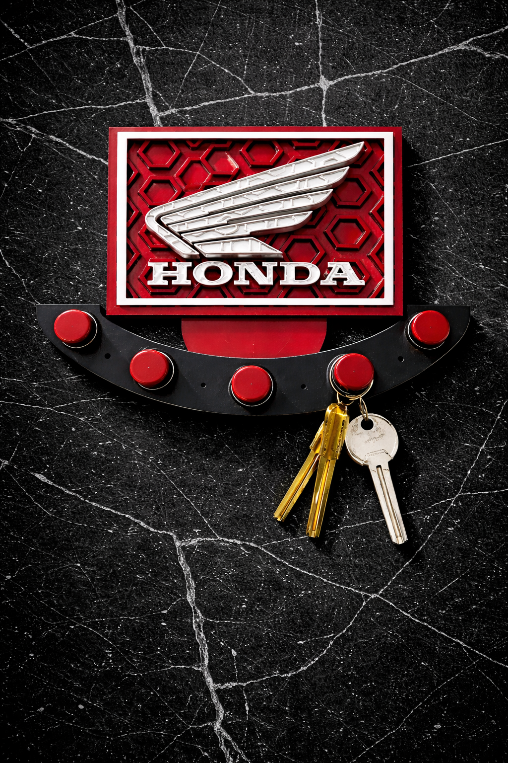 Porte-Clés Mural Honda – Design Premium
