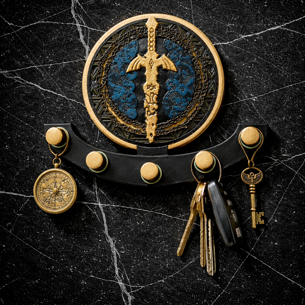 Porte-Clés Mural Zelda – Design Premium