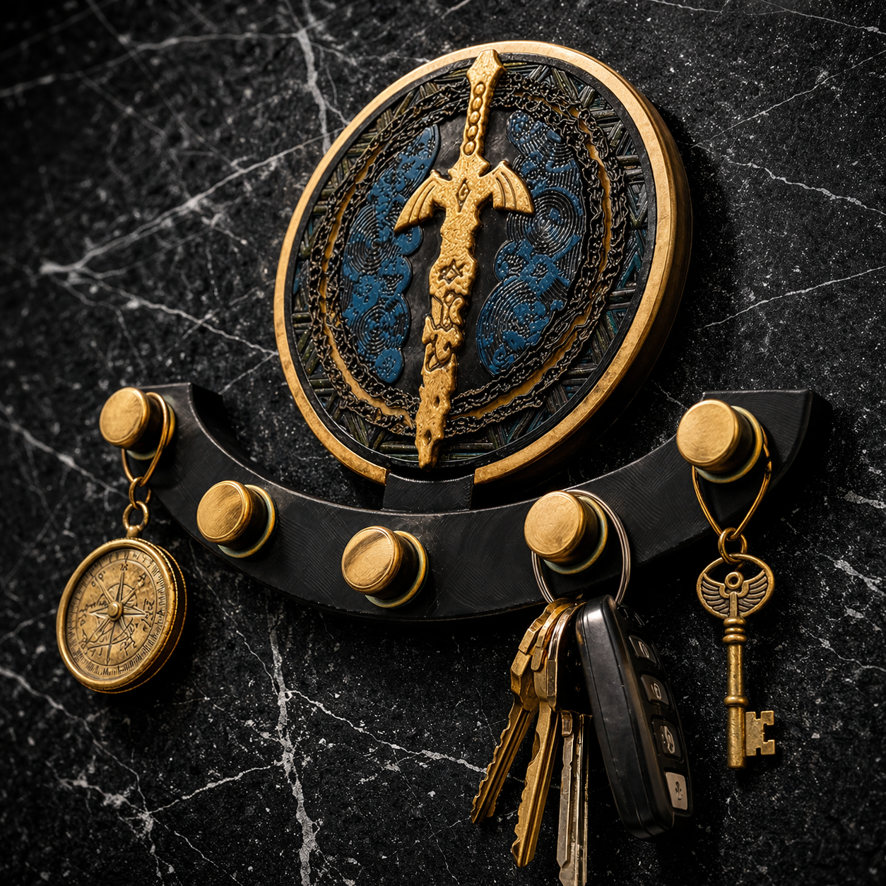 Porte-Clés Mural Zelda – Design Premium