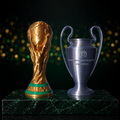 Pack Trophées | Coupe du Monde FIFA & Ligue des Champions | Édition Collection Premium