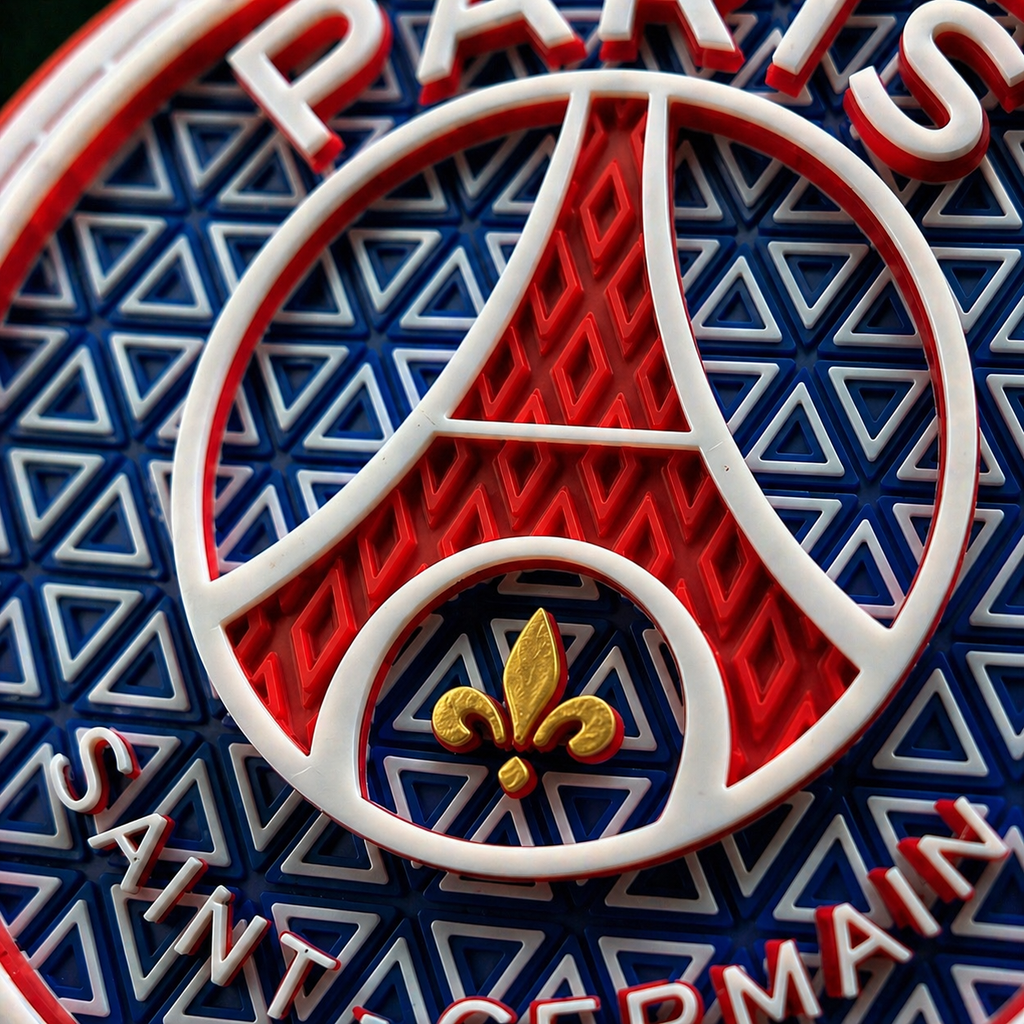 Mosaïque Décorative PSG – Design Premium