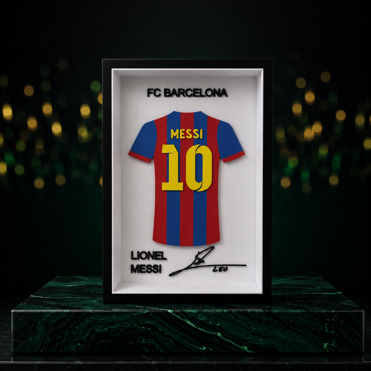 Cadre Maillot Lionel Messi FC Barcelone #10