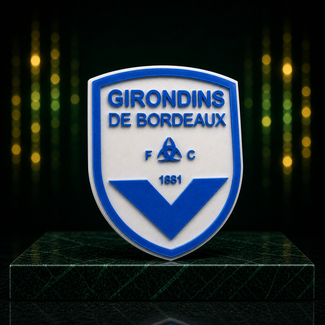 Plaque Décorative Girondins de Bordeaux – Design Premium