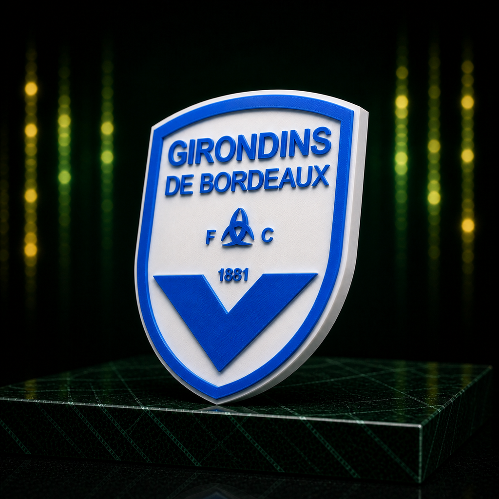 Plaque Décorative Girondins de Bordeaux – Design Premium