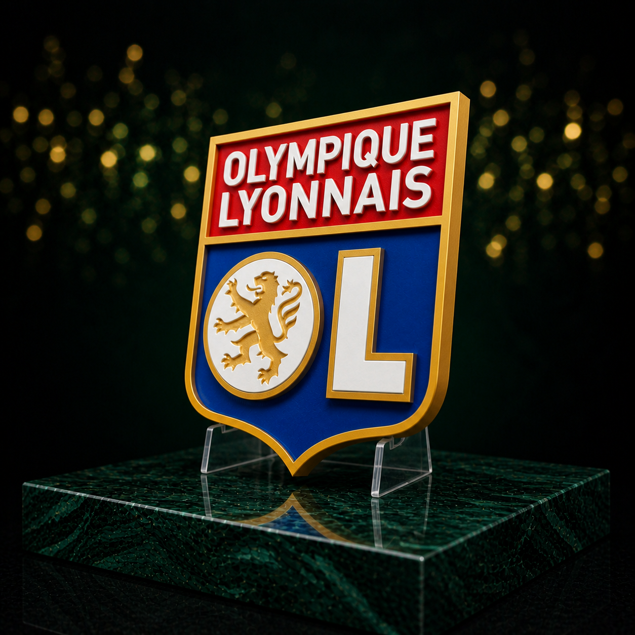 Plaque Décorative Olympique Lyonnais – Design Premium