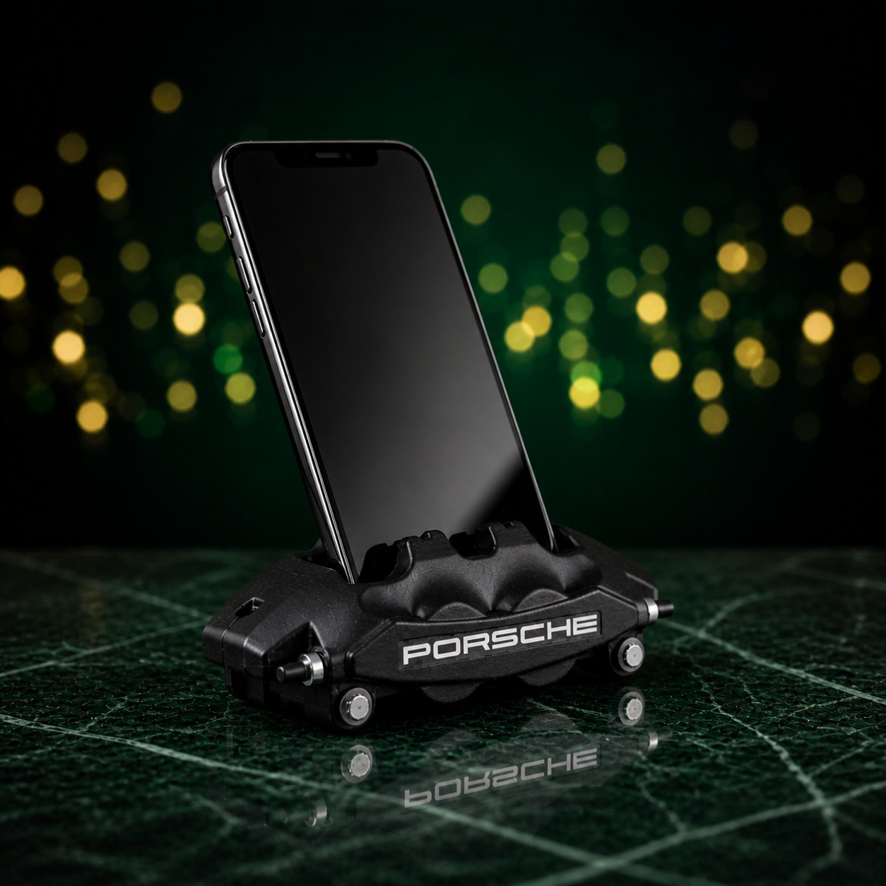 Support Porsche Noir Premium