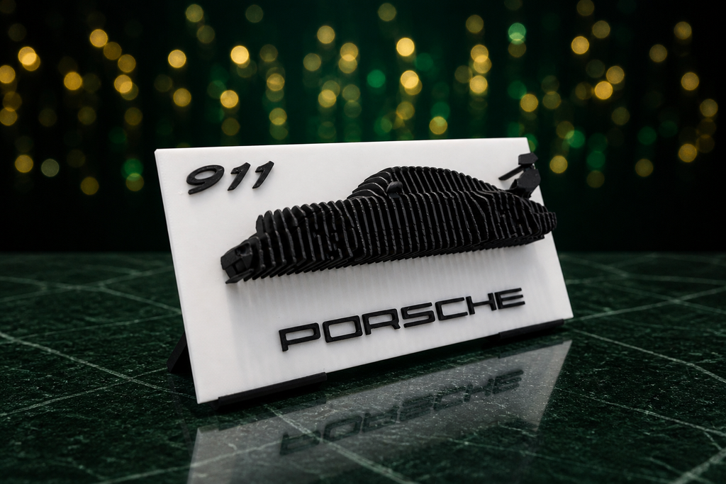 Sculpture Porsche 911 Premium Layered