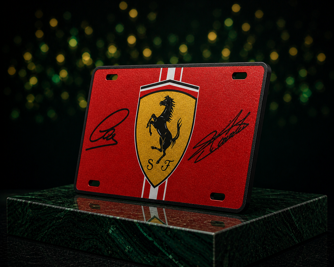 Plaque Décorative Ferrari – Design Premium