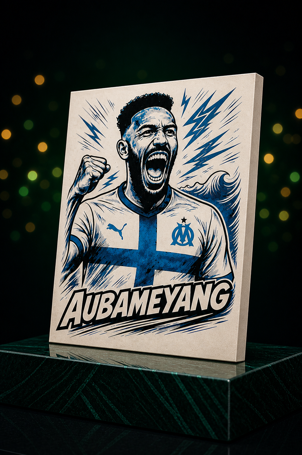 Tableau OM – Aubameyang Edition Graphique