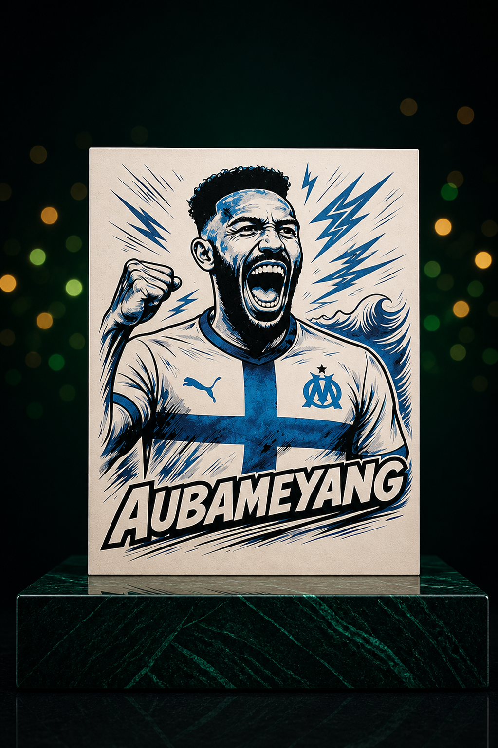 Tableau OM – Aubameyang Edition Graphique