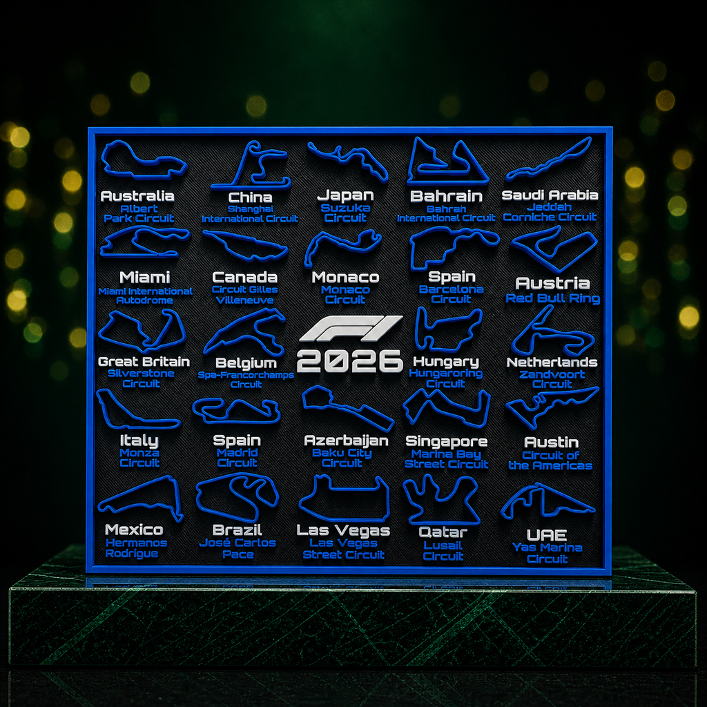 Tableau F1 Bleu Premium