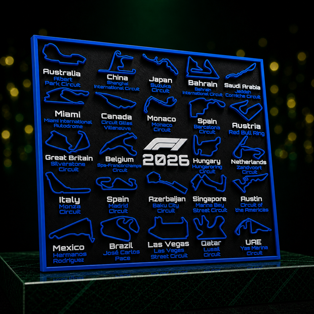 Tableau F1 Bleu Premium