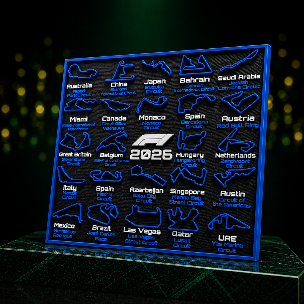 Tableau F1 Bleu Premium
