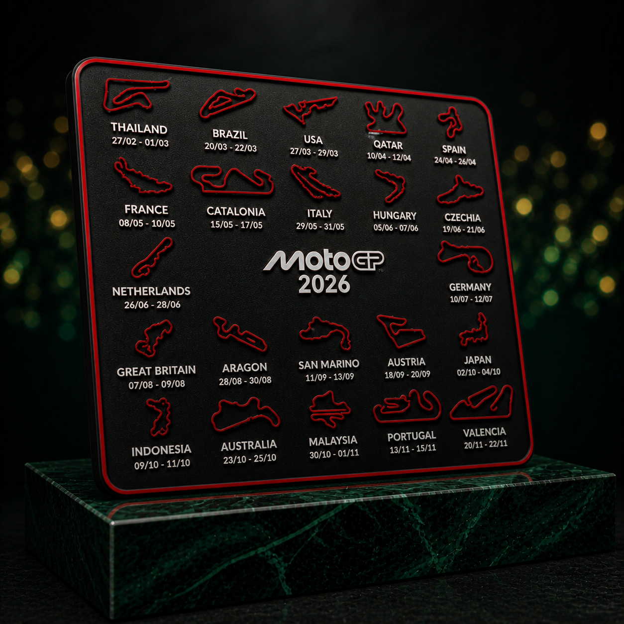 Moto GP Circuits 2026 Premium