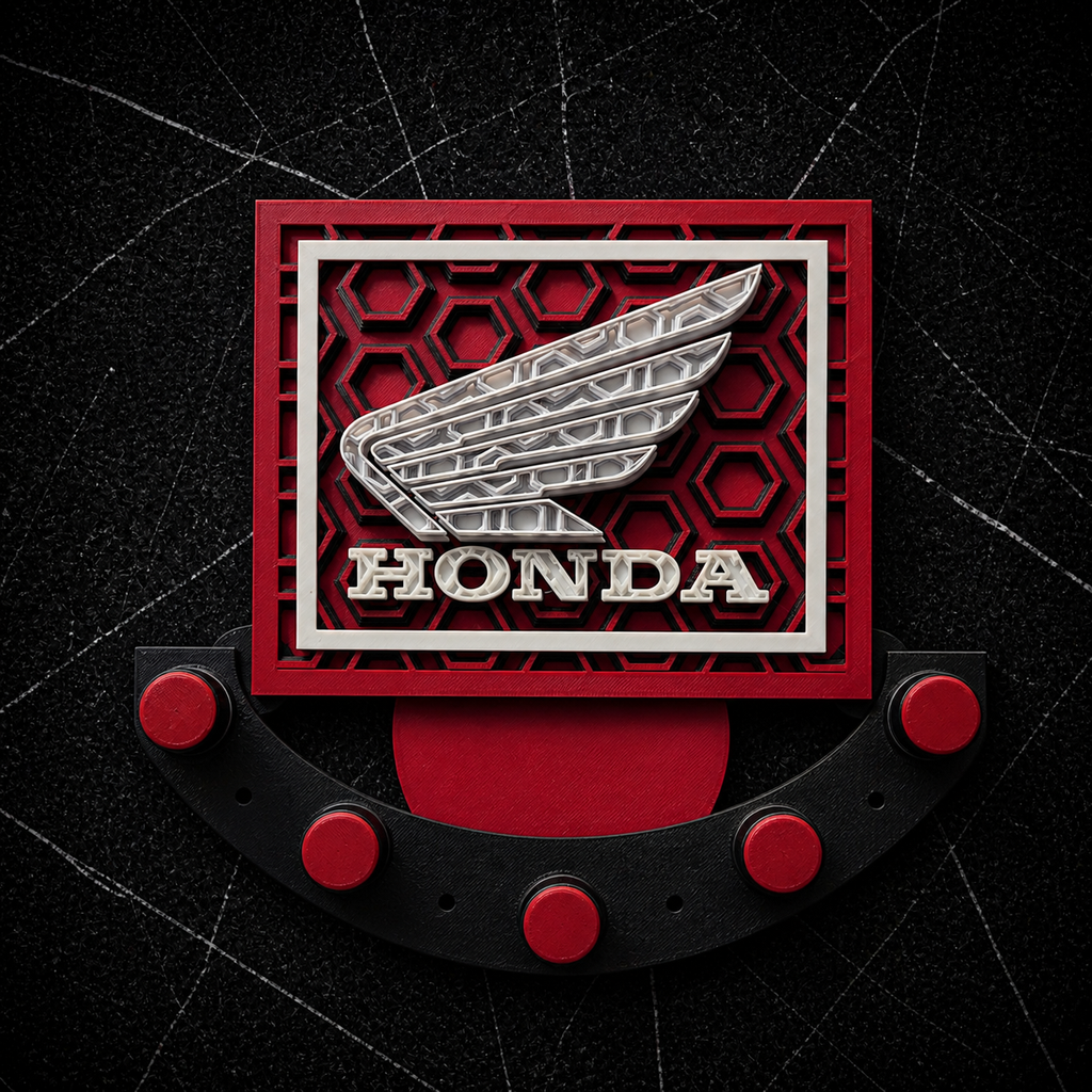 Porte-Clés Mural Honda – Design Premium