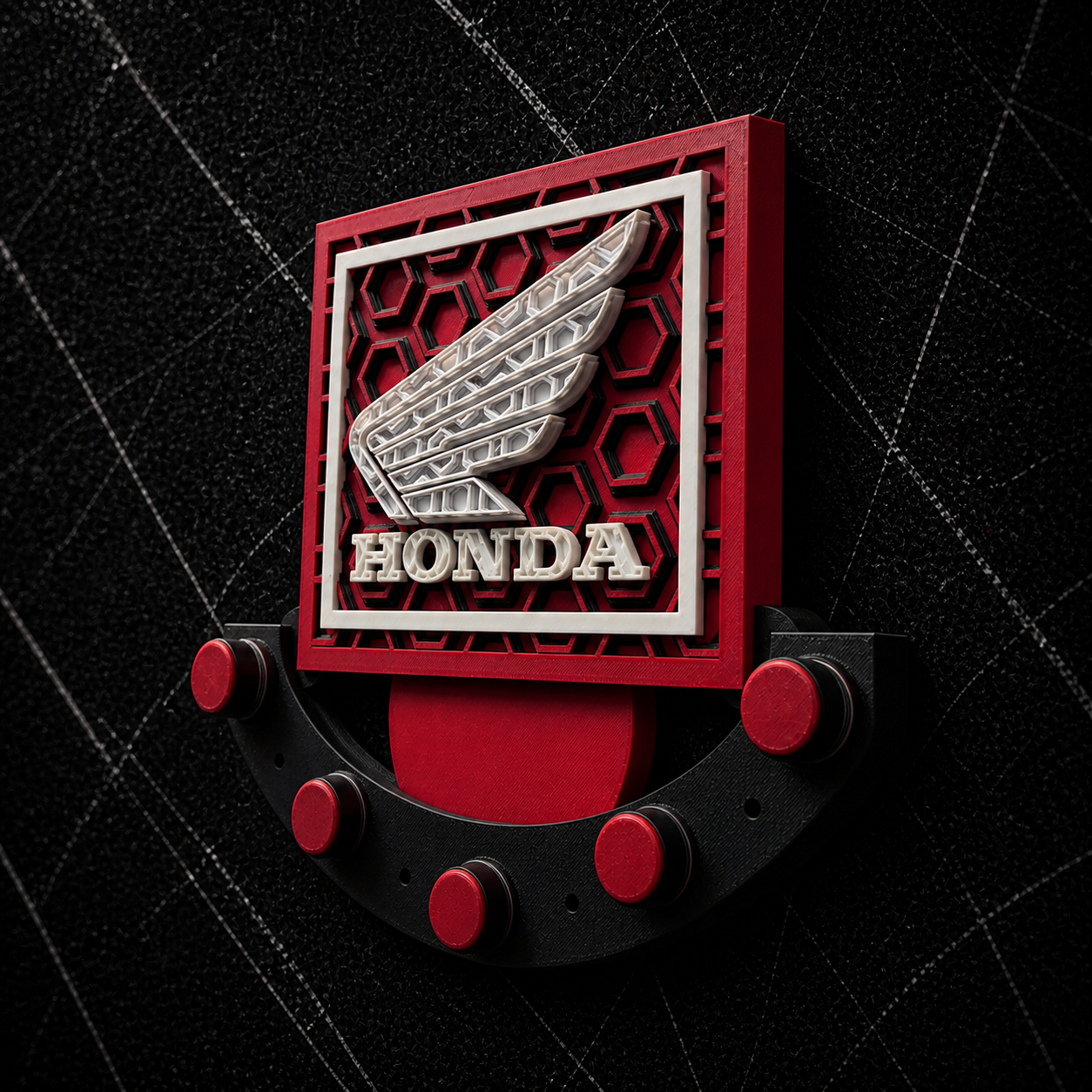 Porte-Clés Mural Honda – Design Premium