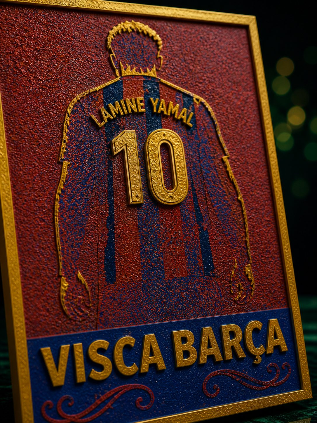 Tableau FC Barcelona – Lamine Yamal #10
