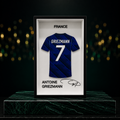 Maillot Miniature Antoine Griezmann France #7 – Cadre Football de Collection